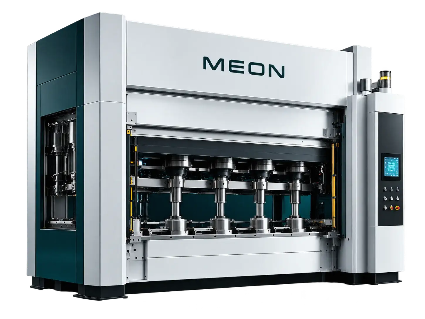 MEON machine concept showing the industrial forming equipment